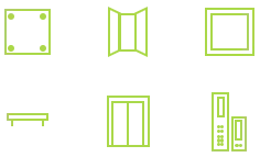 Iconos cabina modular